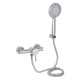 Змішувач для душу Lidz Aria 010 (з душовим гарнітуром) (k35) LDARI010NKS43361 Nickel
