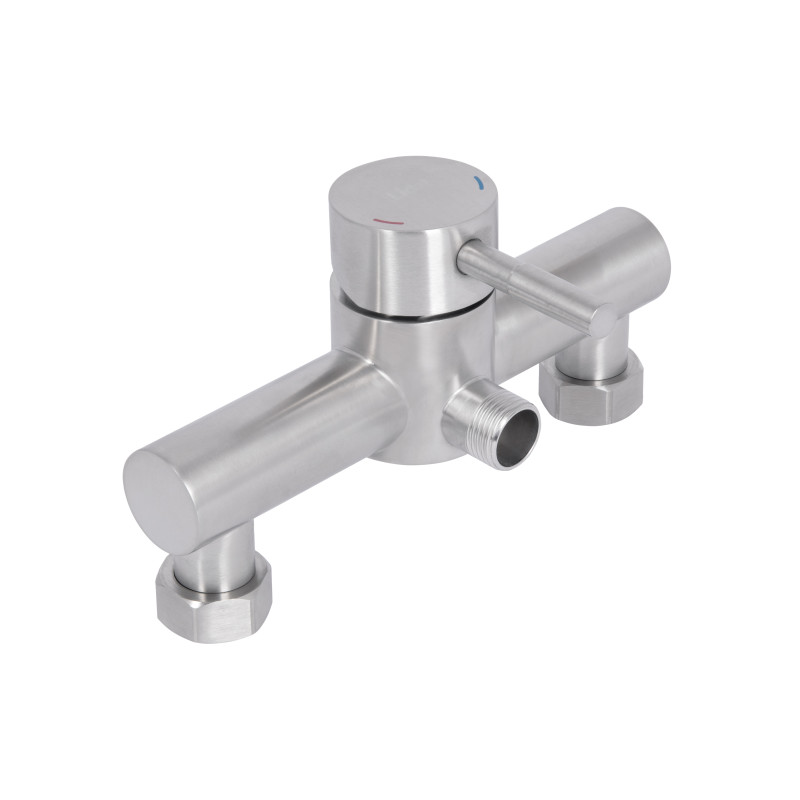 Змішувач для душу Lidz Aria 010 (з душовим гарнітуром) (k35) LDARI010NKS43361 Nickel