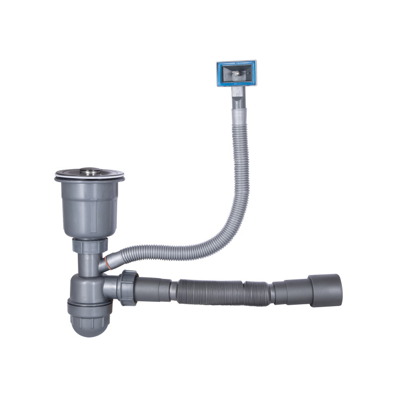 Мийка для кухні інтегрована Lidz Handmade H7849BL крило ліворуч Brushed Black PVD 3,0/1,0 мм LDH7849BLPVD43624
