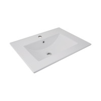 Раковина Qtap Albatross 620х460х180 White без донного клапану QT01113060CW1