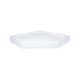 Lidz Душовий піддон DOZORCA SC90x90.LOW, низький, п'ятикутний, акриловий + ніжки, діаметр зливу 50 мм