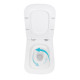 Унітаз підвісний Qtap Tern із сидінням Soft-close QT17332303ASW