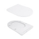 Унітаз підвісний Qtap Scorpio безободковий Ultra Quiet з сидінням Soft-close QT14332380AW