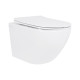 Унітаз підвісний Qtap Jay безободковий Ultra Quiet з сидінням Soft-close QT07335177W
