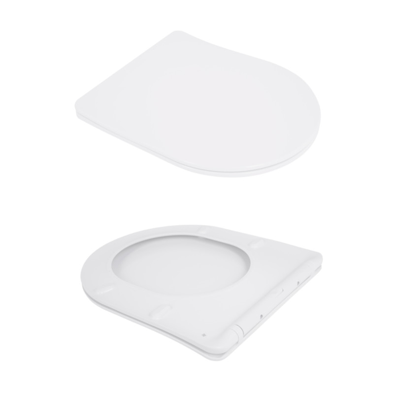 Унітаз підвісний Qtap Jay безободковий Ultra Quiet з сидінням Soft-close QT07335177W