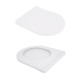 Унітаз підвісний Qtap Jay безободковий Ultra Quiet з сидінням Soft-close QT07335177W