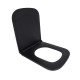 Сидіння для унітаза Qtap Tern 420х340х35 мм, Matt Black, з мікроліфтом, Slim Duroplast, Quick Release QT99HY2322MB