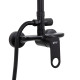Душова система для душу Qtap Jay на два споживача QTJAY110BLM45550 Black Matt