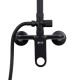 Душова система для душу Qtap Jay на два споживача QTJAY110BLM45550 Black Matt