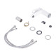 Змішувач для раковини Qtap Jay QTJAY270CRW45551 Chrome/White