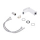 Змішувач для раковини Qtap Swan Cascada QTSWA270CRW45568 Chrome/White