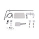 Душова система універсальна Qtap Swan Cascada на три споживача (з виливом) QTSWA111CRW45570 Chrome/White