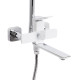 Душова система універсальна Qtap Presto на три споживача (з виливом) QTPRE111CRW45580 Chrome/White