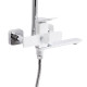 Душова система універсальна Qtap Presto на три споживача (з виливом) QTPRE111CRW45580 Chrome/White