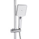 Душова система універсальна Qtap Presto на три споживача (з виливом) QTPRE111CRW45580 Chrome/White