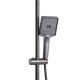 Душова система універсальна Qtap Presto на три споживача (з виливом) QTPRE111GRP45585 Graphite