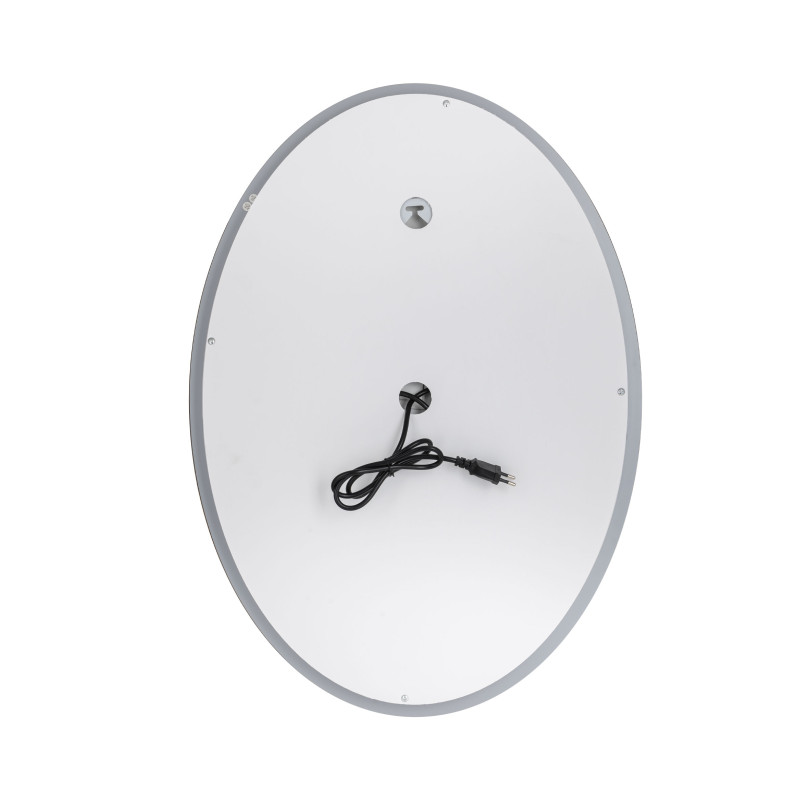 Дзеркало Qtap Mideya 500х700 з LED-підсвічуванням Touch, з антизапотіванням, димером QT2078NCR5070W