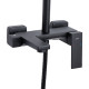 Душова система універсальна Qtap Gemini на три споживача (з виливом) QTGEM111BLM45686 Black Matt
