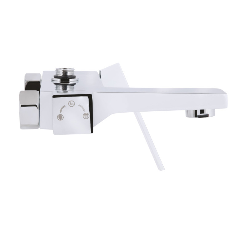 Душова система універсальна Qtap Gemini на три споживача (з виливом) QTGEM111CRW45687 Chrome/White