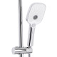 Душова система універсальна Qtap Gemini на три споживача (з виливом) QTGEM111CRW45687 Chrome/White
