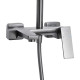 Душова система універсальна Qtap Gemini на три споживачі (з виливом) QTGEM111GMB45688 Gunmetal Black PVD