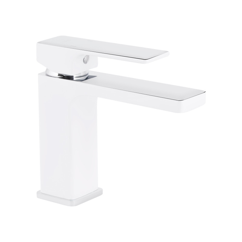 Змішувач для раковини Qtap Gemini (з гігієнічним душем) QTGEM272CRW45691 Chrome/White