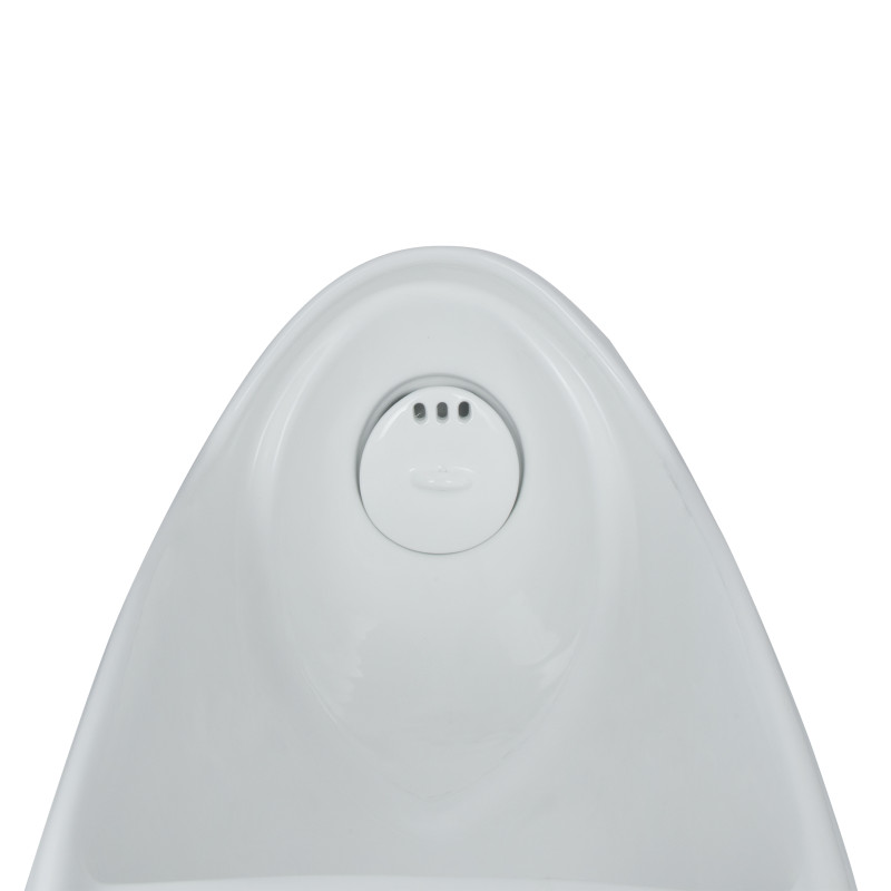 Пісуар підлоговий Qtap Scorpio з ІЧ-датчиком автоматичного змиву 430х370х990 White QT1488101HW