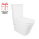 Унітаз підлоговий Qtap Tern Ultra Quiet безобідковий з сидінням Soft-Close QT17226003AW White