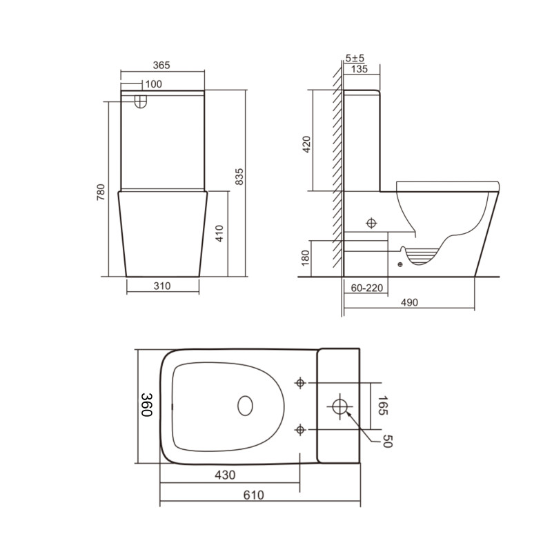 Унітаз підлоговий Qtap Tern Ultra Quiet безобідковий з сидінням Soft-Close QT17226003AW White