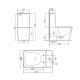 Унітаз підлоговий Qtap Tern Ultra Quiet безобідковий з сидінням Soft-Close QT17226003AW White