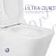 Унітаз підлоговий Qtap Tern Ultra Quiet безобідковий з сидінням Soft-Close QT17226003AW White