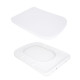 Унітаз підлоговий Qtap Tern Ultra Quiet безобідковий з сидінням Soft-Close QT17226003AW White