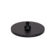 Лійка для верхнього душу Qtap Hlavova D 250 мм округла QTHLA107BLM45949 Black Matt