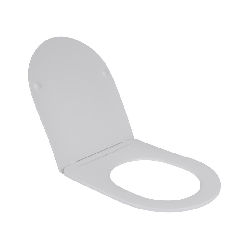 Сидіння для унітаза Qtap (Jay 490, Swan 490) з мікроліфтом Slim QT99SC6106W