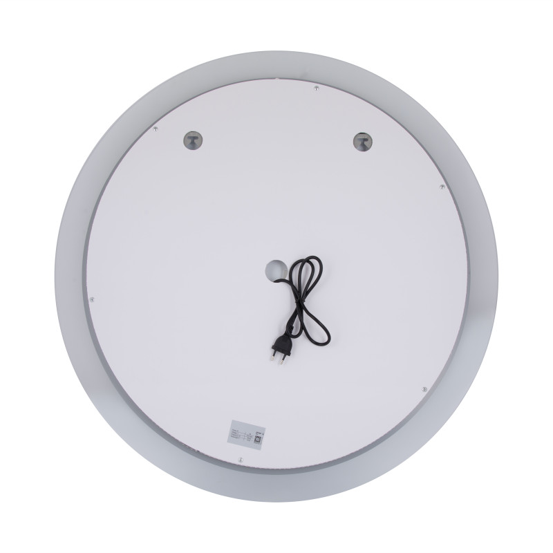 Дзеркало Qtap Taurus R600 з LED-підсвічуванням Touch, з антизапотіванням, з димером, рег. темп. кольору (3000-6500K) QT2478R607