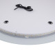 Дзеркало Qtap Taurus R600 з LED-підсвічуванням Touch, з антизапотіванням, з димером, рег. темп. кольору (3000-6500K) QT2478R607