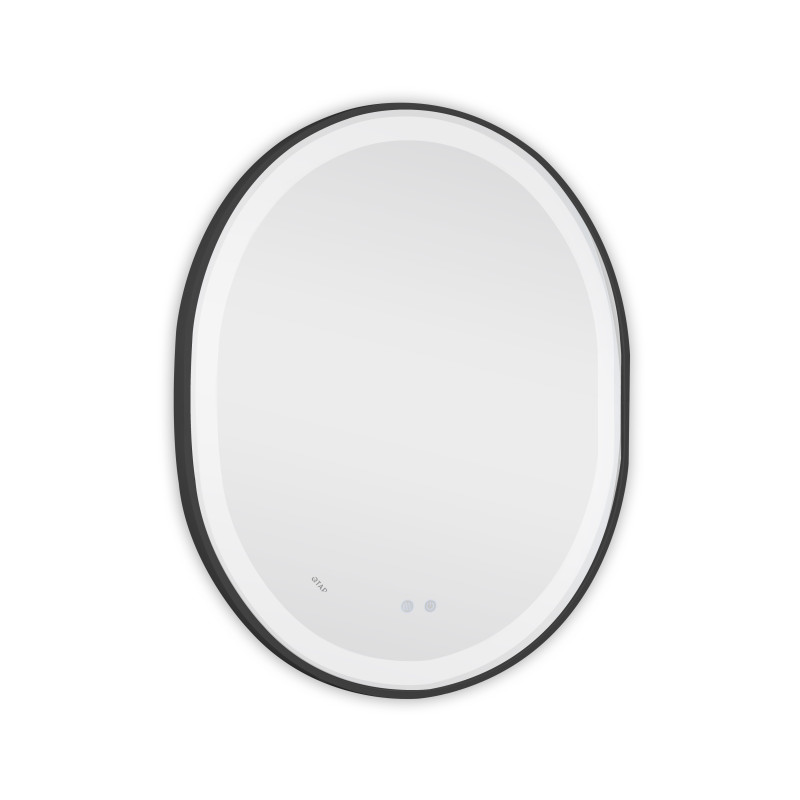 Дзеркало Qtap Gemini 800х700 з LED-підсвічуванням Touch, з антизапотіванням, з димером, рег. темп. кольору (3000-6500K) QT2578R8072B