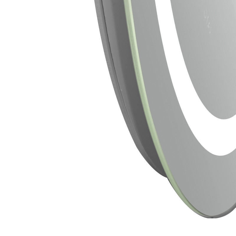 Дзеркало Qtap Gemini 650х900 з LED-підсвічуванням Touch, з антизапотіванням, з димером, рег. темп. кольору (3000-6500K) Reverse QT2578R6590