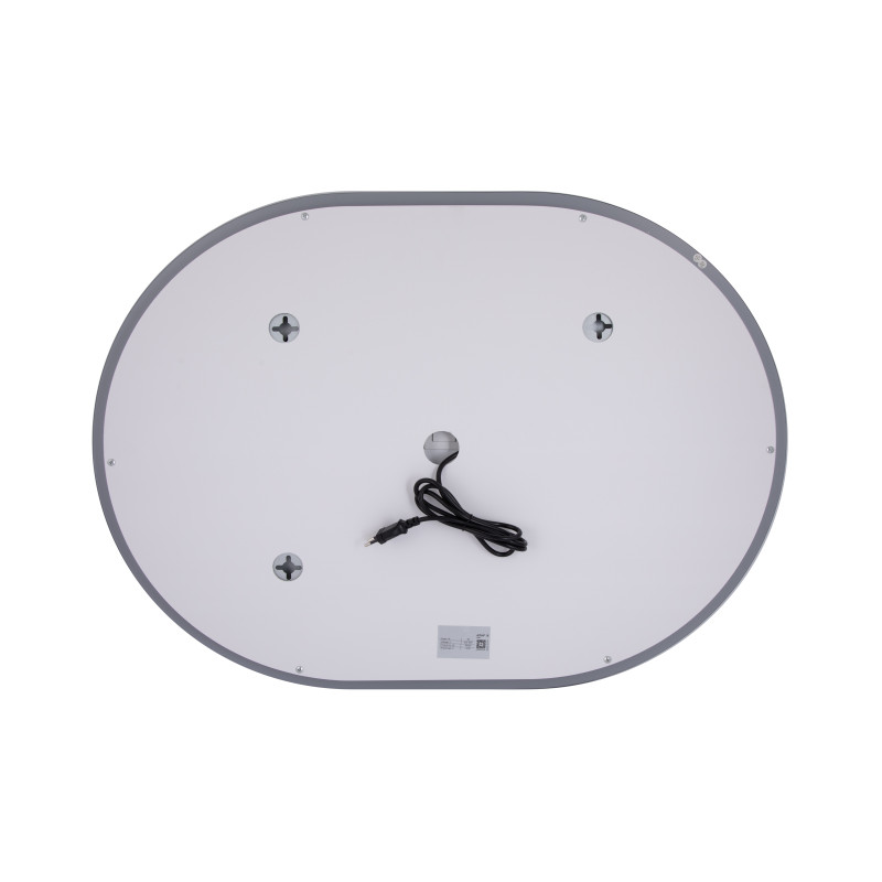 Дзеркало Qtap Gemini 600х800 з LED-підсвічуванням Touch, з антизапотіванням, з димером, рег. темп. кольору (3000-6500K) Reverse QT2578R6080
