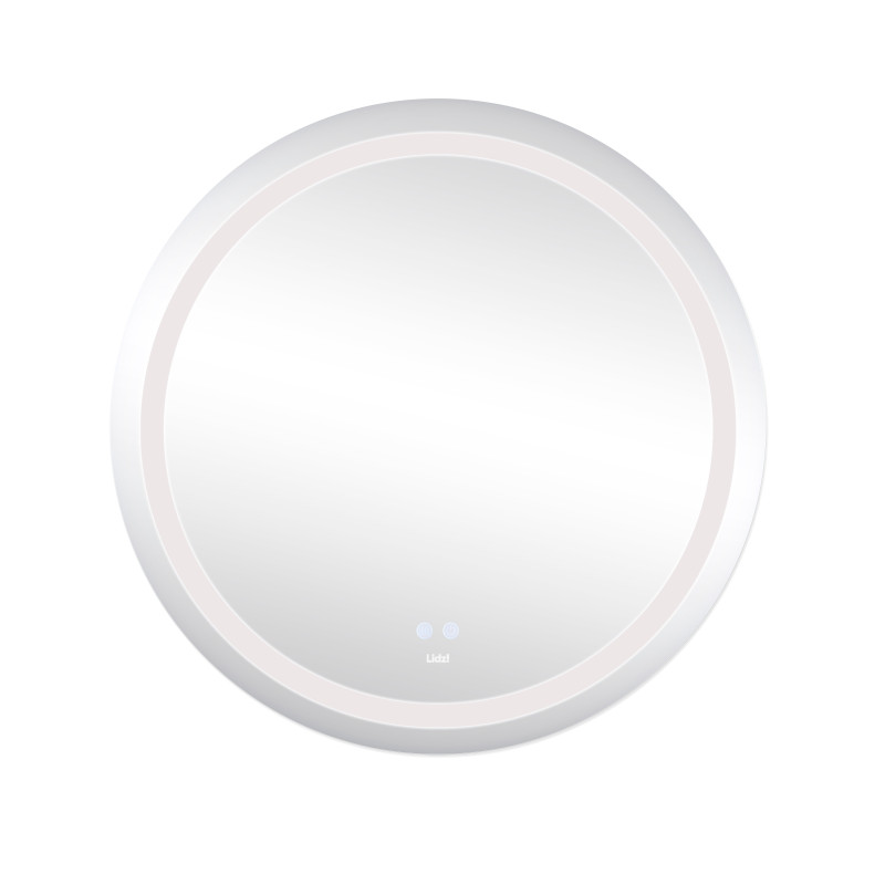 Дзеркало Lidz Aria R800 з LED-підсвічуванням Touch, з антизапотіванням, з димером, рег. яскравості LD78LR800