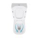 Унітаз-компакт Qtap Presto Quadro безободковий з сидінням Soft-close QT24221215AW
