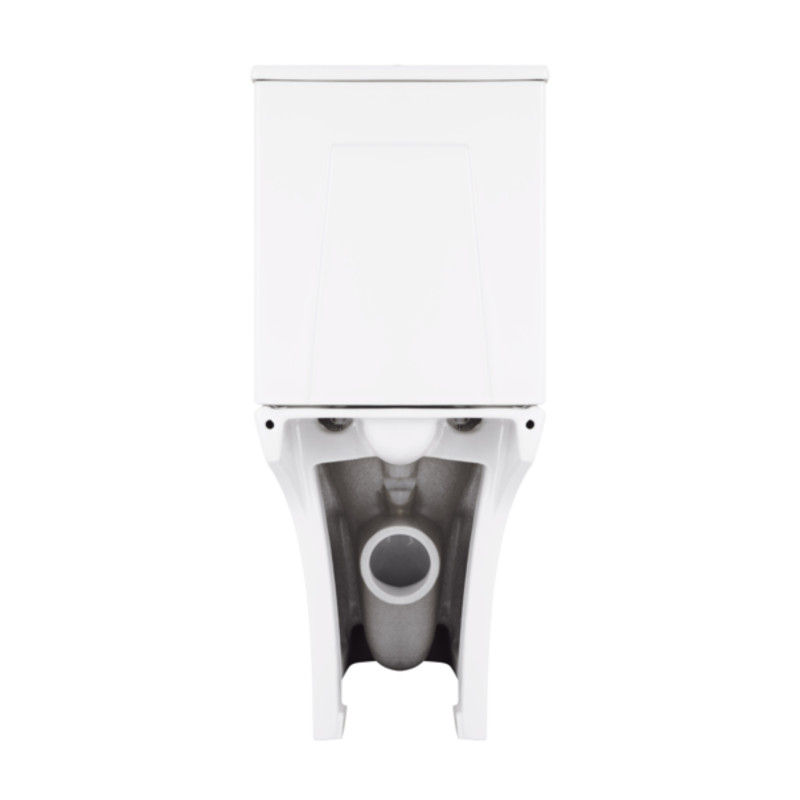 Унітаз-компакт Qtap Presto Quadro безободковий з сидінням Soft-close QT24221215AW