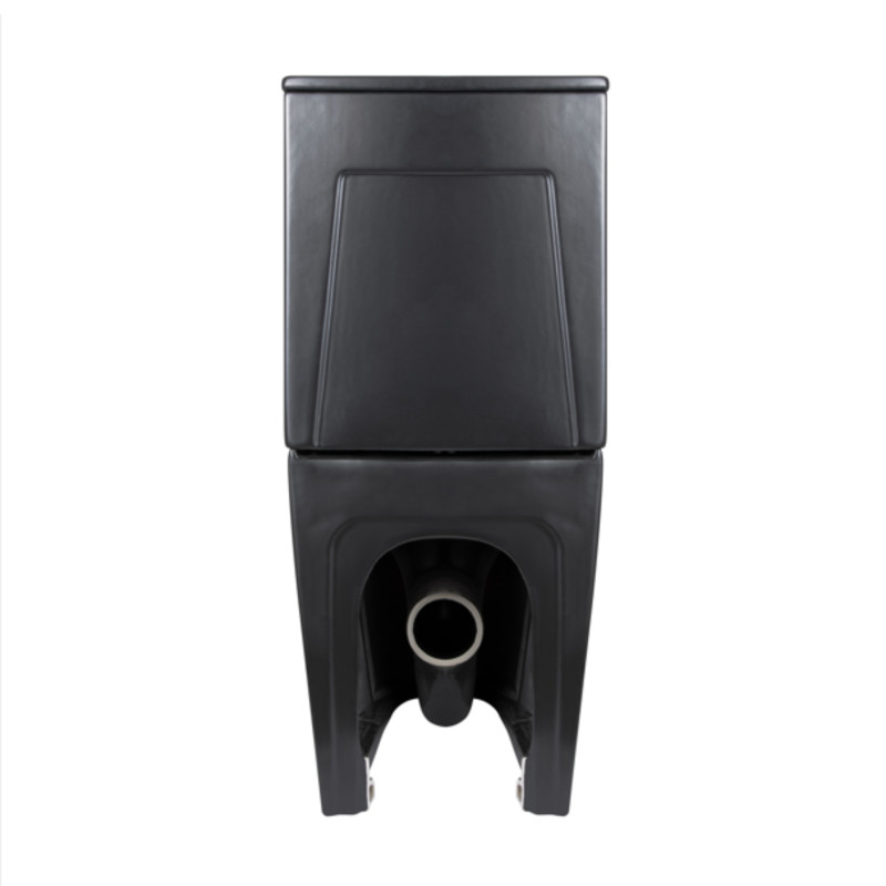 Унітаз підлоговий Qtap Scorpio Ultra Quiet безобідковий з сидінням Soft-close MATT BLACK QT14226088AMB