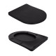 Унітаз підлоговий Qtap Scorpio Ultra Quiet безобідковий з сидінням Soft-close MATT BLACK QT14226088AMB