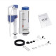 Унітаз підлоговий Qtap Robin New Ultra Quiet безобідковий з сидінням Soft-close WHITE QT13226083AW