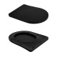 Унітаз підвісний Qtap Scorpio Ultra Quiet безобідковий з сидінням Soft-close MATT BLACK QT14332380AMB