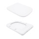 Унітаз підвісний Qtap Tern Ultra Quiet безобідковий з сидінням Soft-close WHITE QT17332303AW
