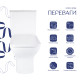 Унітаз підлоговий Qtap Aries Rimless безобідковий з сидінням Soft-close WHITE QT03228302W