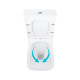Унітаз підлоговий Qtap Aries Rimless безобідковий з сидінням Soft-close WHITE QT03228302W