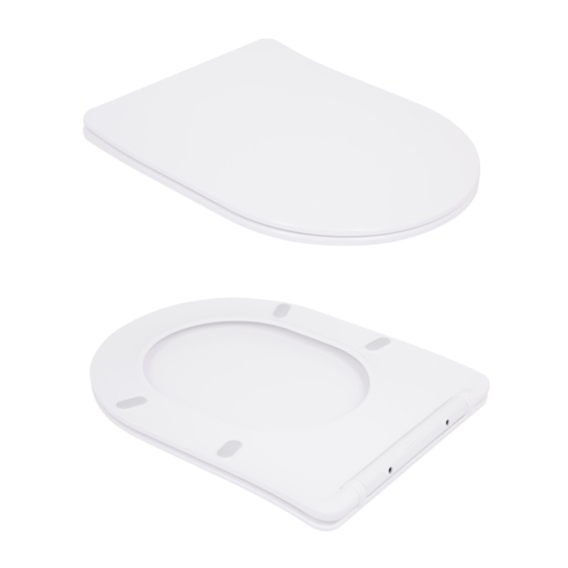 Унітаз підвісний Qtap Robin Ultra Quiet безобідковий з сідінням Soft-close 520x365x365 мм WHITE